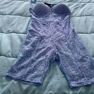 Powder blue jumpsuit